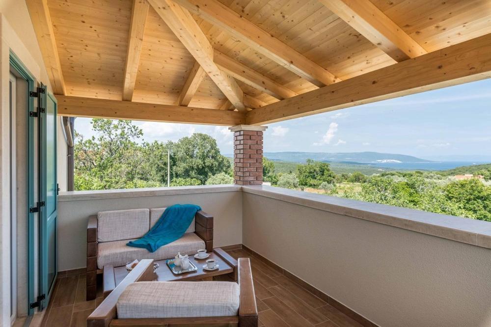 Moderne Istrische Steinvilla - 4 Sterne Mit Privatem, Beheizbaren Pool & Meerblick Kavran 외부 사진